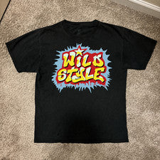 Camiseta estilo salvaje de graffiti de película hip hop para fans