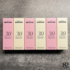 Menokin 30s Mascarilla Burbuja Rápida Sin Lavado Suero Piel Brillante K-Beauty