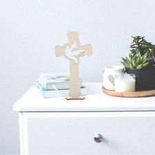 10 Piezas Pequeñas Cruces de Madera Mesa Decoración Hogar Accesorios Salón