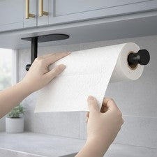 Soporte de acero inoxidable para toallas de papel de cocina bajo del gabinete