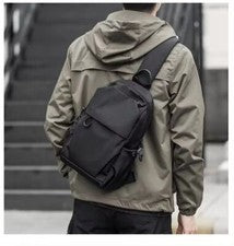 Moda Impermeable Bandolera Mensajero de Hombro Unisex Viaje Bandolera Pecho Bolso