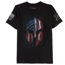 Camiseta estilo Grunt American Spartan 2.0 - negra