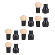 Cepillo cosmético para mujer 6 piezas de maquillaje en polvo soplo seco y húmedo belleza soplo