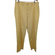 Pantalones de golf Pro Tour Cool Play amarillos para hombre 38x32 estilo club de campo preppy nuevos con etiquetas