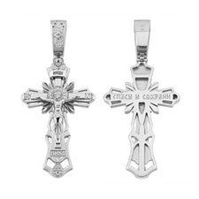 Colgante Cruz Plata 925 Ortodoxa PLATA CRUZ русский Крест из серебра