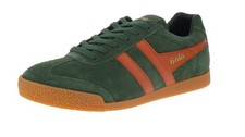 Gola Harrier Suede - Zapatillas Hombre - Evergreen-Moody-Naranja-Azul Marino