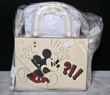 Bolso Coach Disney Rogue 25 con Mickey Mouse Screaming - Tiza - Nuevo con etiquetas