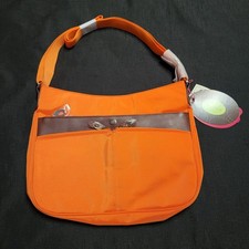 Bolso Bandolera Mosey LITE Cuero Naranja Resistente al Agua Cartera Ecológica Nuevo con Etiquetas