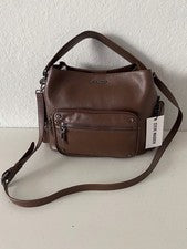 Bolso Steve Madden Estilo Y2K Hobo Carga en Marrón con Inserto y Dijes VIRAL NUEVO
