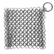 Fregadora de acero inoxidable para limpieza de sartenes y utensilios contra arañazos