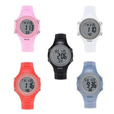 OROLOGIO BLU SUBACQUEO 30 M ROSA 12 / 24 ORE NERO ROSSO RESISTENTE ALL'ACQUA ll