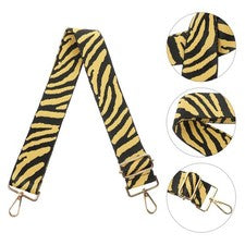Bolso de tela de algodón con patrón impreso Moda Cartera Correa Bolso para mujer Correa para el hombro