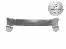 Ajustador de cambio de tamaño reductor de clip de anillo de plata de ley de 2,2 mm para anillo de plata