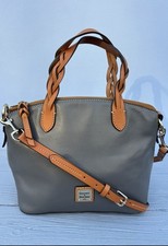 Bolso de cuero pequeño de pizarra Heidi para mujer Dooney & Bourke