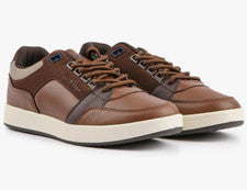 Original Penguin Status Hombre Entrenadores Informales Espuma con Memoria Entrenadores Inteligentes Tostados