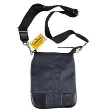 Bolso Bandolera Embassy Para Mujer Negro Cremallera Ajustable Informal Viaje Nuevo con Etiquetas