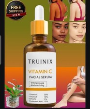 Suero facial de vitamina C y E borrador de manchas oscuras iluminador de la piel, 30 ml [stock de EE. UU.]