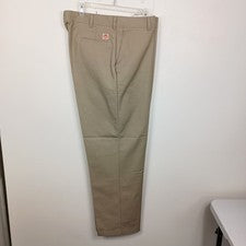 Pantalones Red Kap sin arrugas 42x31 para hombre caqui Dura Kap protector de manchas industrial nuevos