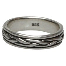 Anillo fino plata 925 diseño celta