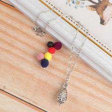 Collar Perfume Aceite Esencial Aromaterapia Colgante Difusor Joyería
