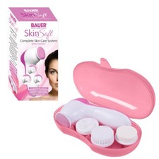 Bauer Nuevo Profesional Completo Sistema de Cuidado de la Piel Silicona Cepillo de Limpieza Facial