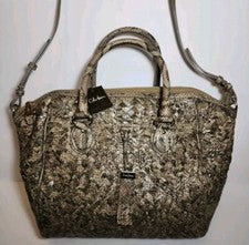BOLSO DE HOMBRO COLE HAAN BRYNN ARCE AZÚCAR NOVEDAD COLECCIÓN TEJIDO NUEVO CON ETIQUETAS $448