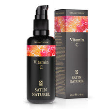Satin Naturel, Suero Vitamina C Cara, Eliminación de Ojeras/Manchas de Pigmento 50ml