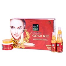 @ Kit facial Astaberry Gold 6 pasos piel brillante para mujer 950 g h569
