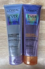 Champú y acondicionador Frizz Defy L'Oreal EverPure Silver Care, 8,5 OZ cada uno