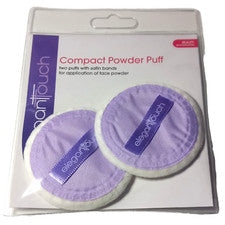 Elegante Toque Polvo Puffs Compacto Maquillaje Belleza Herramientas Aplicador Nuevo