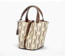 Bolso de mano de lujo de moda para mujer Bolso de verano de viaje de cercanías de gran capacidad🤎