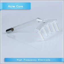 Electrodo de Alta Frecuencia Violeta/Naranja Reemplazar Varita de Vidrio para Cuidado Facial del Acné