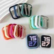 Funda Silicona Suave para iWatch 3 4 5 6 7 8 SE 38 40 41 42 44 45mm TPU Cubierta