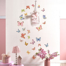 Calcomanía de pared Mariposa diseño creativo mariposa material PVC autoadhesivo