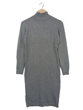 BEAUTY WOMEN Strickkleid Damen Kleid Casual Grau Größe 36