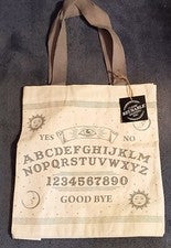 BOLSO TOTE DE LONA HALLOWEEN ESTILO JUEGO CAZA FANTASMAS ESPÍRITU MÍSTICO TABLERO OUIJA