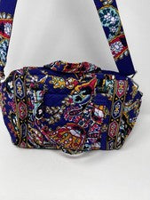 Cartera romántica de cachemira Vera Bradley de algodón 100 de la firma para mujer nueva