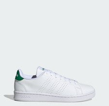 Tenis informales Adidas Advantage para hombre blancas verdes talla 11,5 nuevas