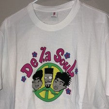 Camiseta Levi’s De La Soul - Camiseta Blanca Estilo Retro TALLA M