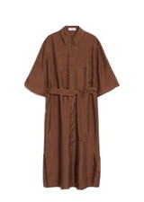 Nuevo con etiquetas Vestido Cupro Mango para mujer con cinturón talla 6 del Reino Unido (XS) precio de venta sugerido