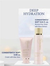 Terramar Daily Dry Sensible Cuidado de la Piel Tónico Facial Limpiador Crema Kit Hidratación