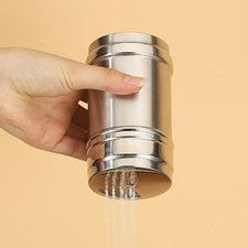 Esparcidor Giratorio Acero Inoxidable para Especias Molidas 6 6 8 cm Kitchen Essential