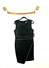 Vestido Tommy Hilfiger para mujer talla 12 azul sin mangas oficina carrera