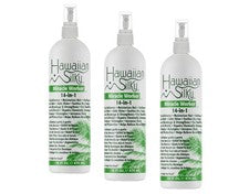 Spray hidratante para el cabello Hawaiian Silky 14 en 1 Miracle Worker 16 fl oz. Pack de 3