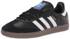 Adidas Originales Samba OG Hombre Retro Cuero Zapatilla - Negro/Blanco/Goma