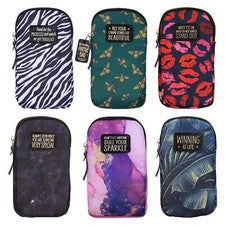 Bolso de Teléfono Mujeres Bandolera Bolsos de Hombro Estampado Sentimental Hombres Cartera Bolsa