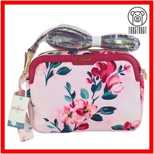 Bolso Bandolera Cath Kidston Hombro Pequeño Sansón Floral Caja de Pintura Nylon CS72 NUEVO
