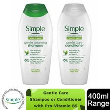 Champú acondicionador Simple Kind to Hair Gentle Care 400 ml Pro-Vitamina B5 nuevo