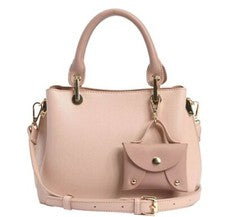 Bolso Bandolera LIKE DREAMS Miss Llavero Rubor para Mujer + Bolsa a Juego~