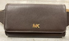 Bolso Cinturón Mujer MICHAEL KORS Cuero Saffiano Talla S/M Marrón Nuevo Sin Etiquetas